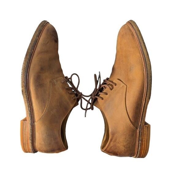 Collection by Clarks Clarkdale Moon Shoes Mens Size 12 Tan Leather Lace Up - Picture 2 of 10